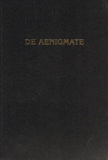 Книга DE AENIGMATE / О Тайне. Издательство Товарищество научных изданий КМК