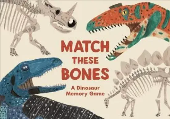 Зображення Книга Match these Bones : A Dinosaur Memory Game