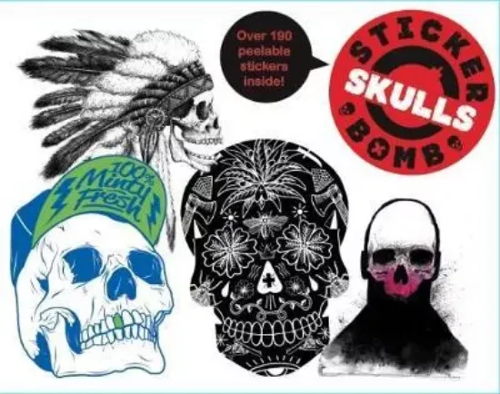 Изображение Книга Stickerbomb Skulls