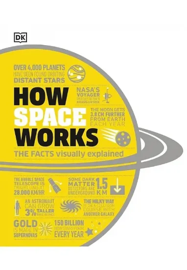 Книга How Space Works: The Facts Visually Explained. Автор DK