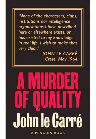 Книга A Murder of Quality. Автор John le Carré